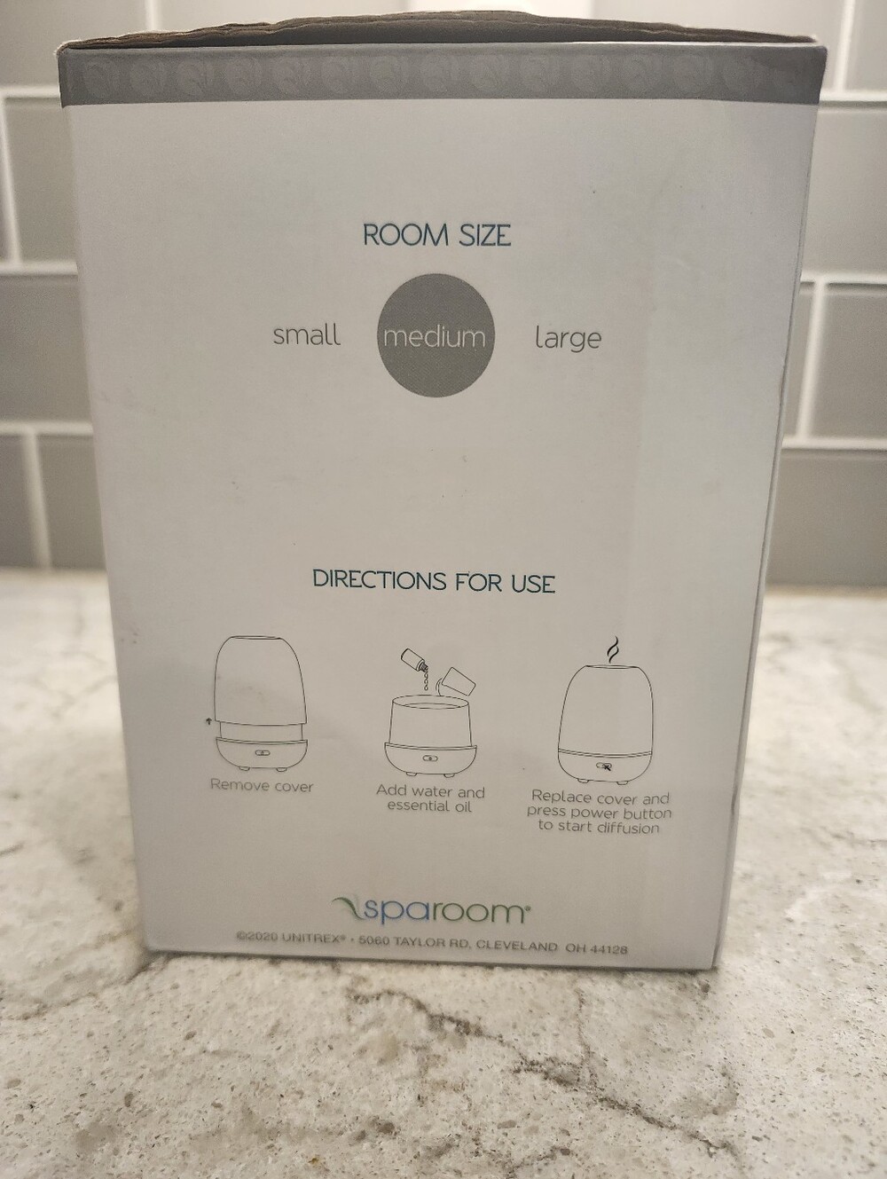 SpaRoom Mini Majesto USB LED Light Essential Oil Diffuser 100ml NWB - Picture 2 of 9